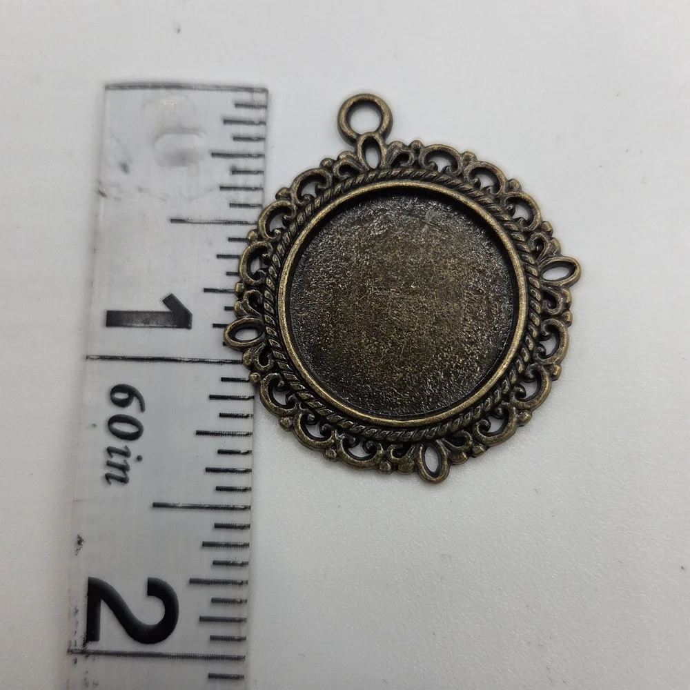 Upcycled Louis Vuitton Earrings In The Color Antique Silver - Picture 5 of 5